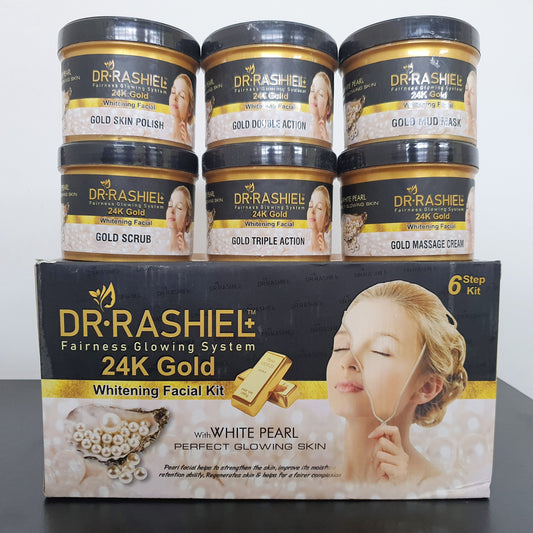 DR RASHEL 24 K GOLD 6 STEP FACIAL KIT 300ML EACH