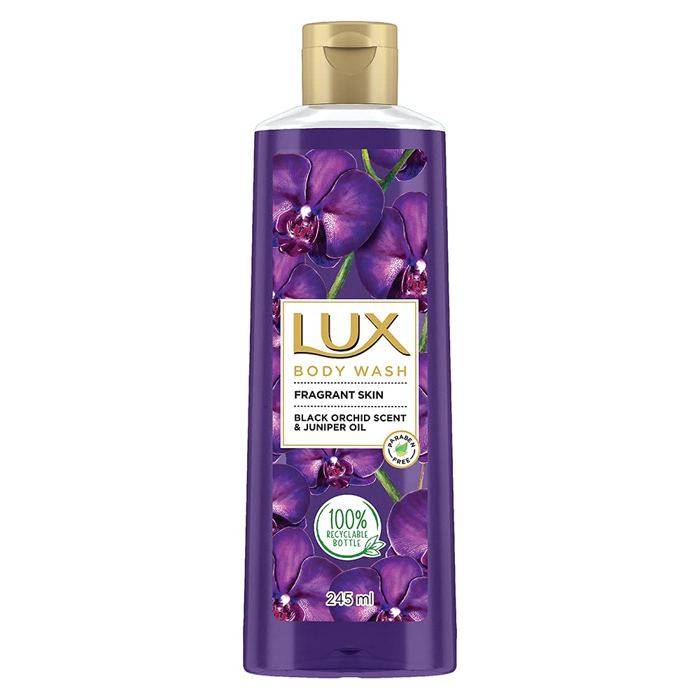 Lux Shower Gel, Black Orchid Fragrance & Juniper Oil Bodywash (245 ml)