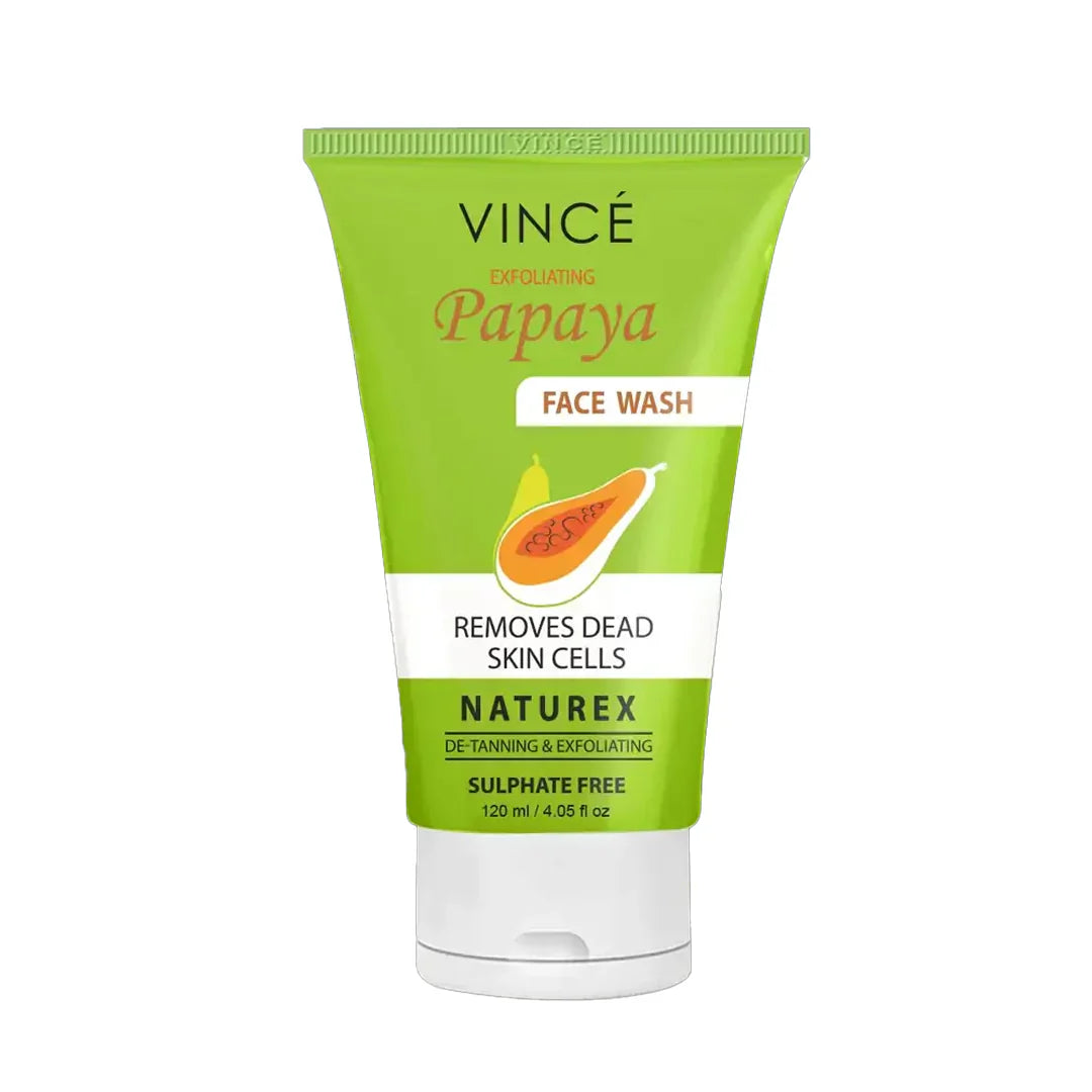 Vince - Exfoliating Papaya Face Wash - 120Ml