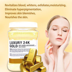 Sadoer Luxury 24k Gold Moisture Repair Crystal Jelly Mask 540g