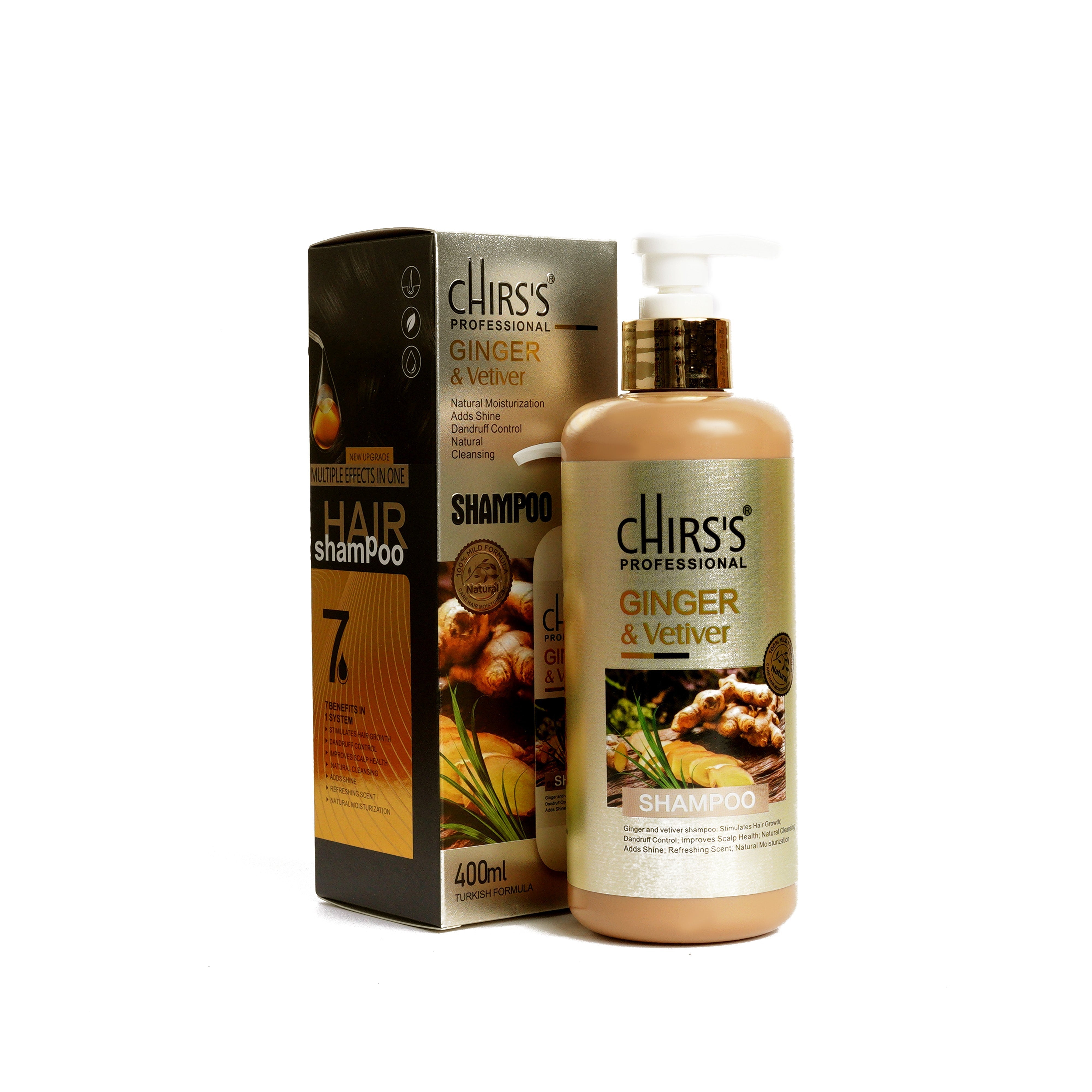 Chirs's Professional Ginger & Vetiver Shampoo 400 ml