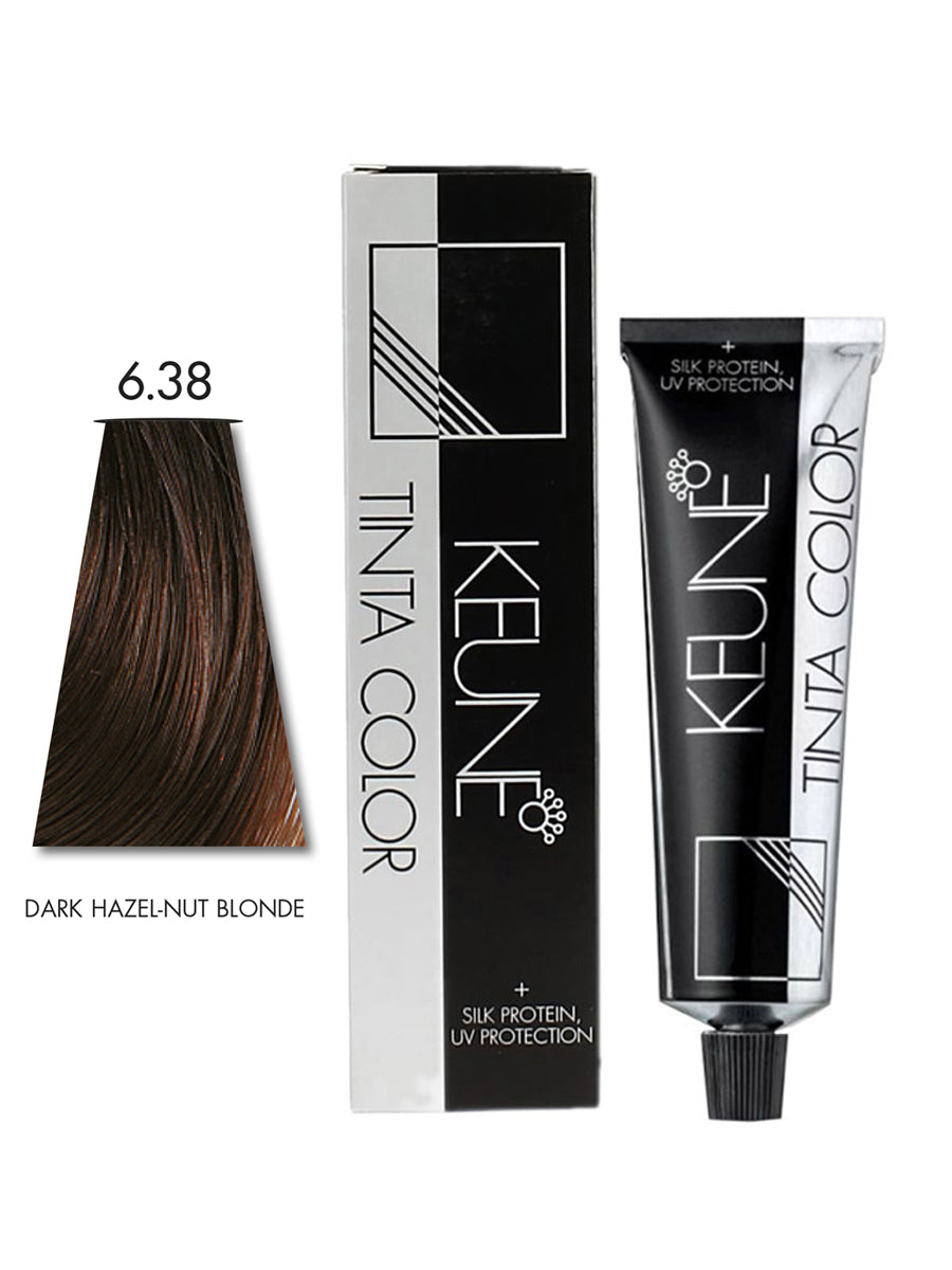 KEUNE HAIR COLOR TINTA COLOR NO. 6.38