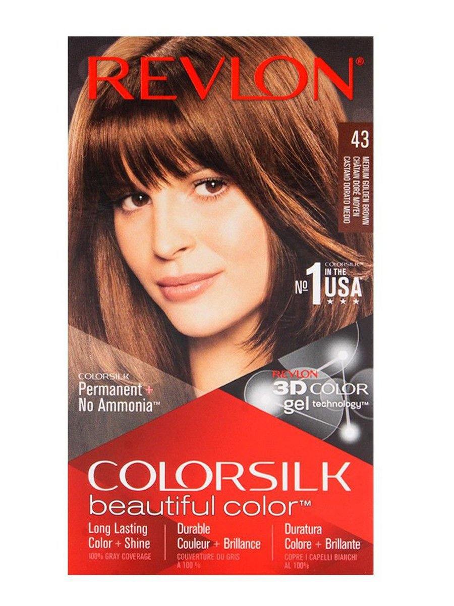 Revlon Hair Color Silk # 43 (MEDIUM GOLDEN BROWN)