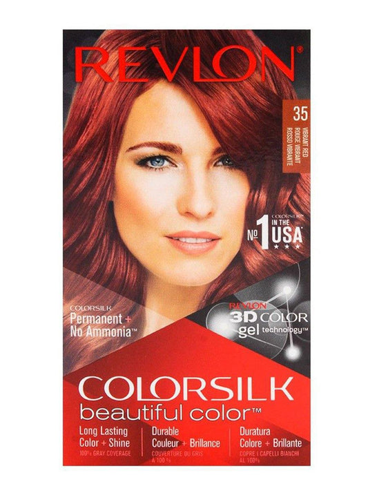 Revlon Hair Color ColorSilk No. 35 (Vibrant Red)