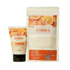 BNB Bright Up Vitamin C Mask And Face Wash