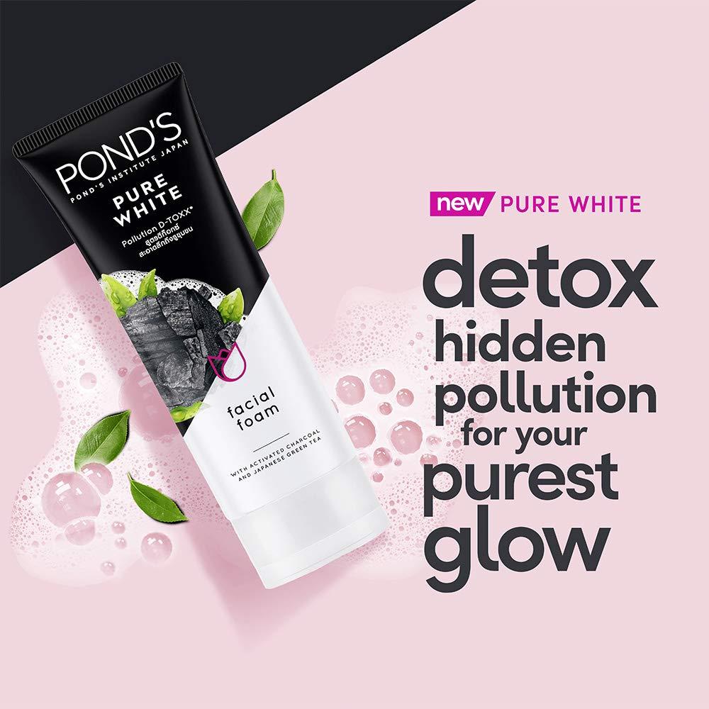 Pond's Pure White Deep Cleansing Brightening Facial Foam