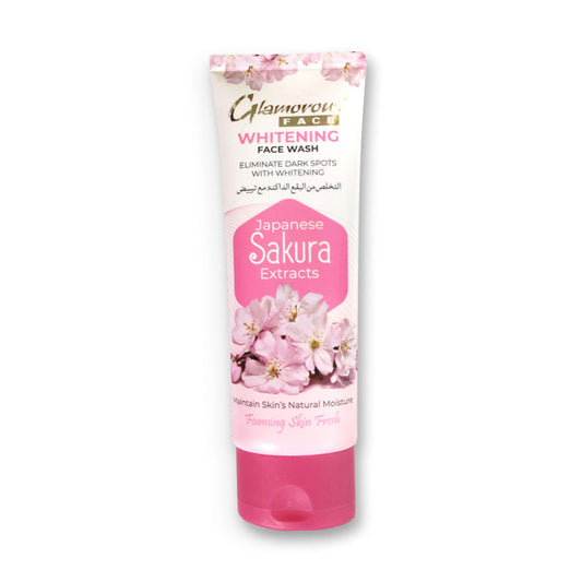 Glamorous Face Whitening Japanese Sakura Extracts Face Wash 100gm