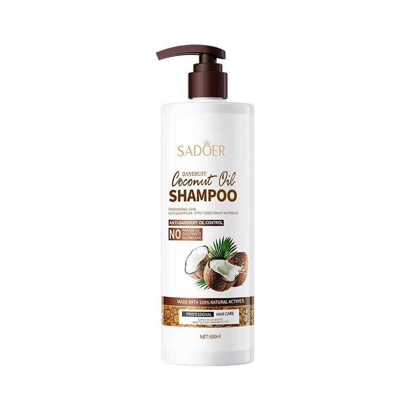 Sadoer Anti Dandruff Coconut Oil Nourishing Smooth Fluffy Shampoo 500ml