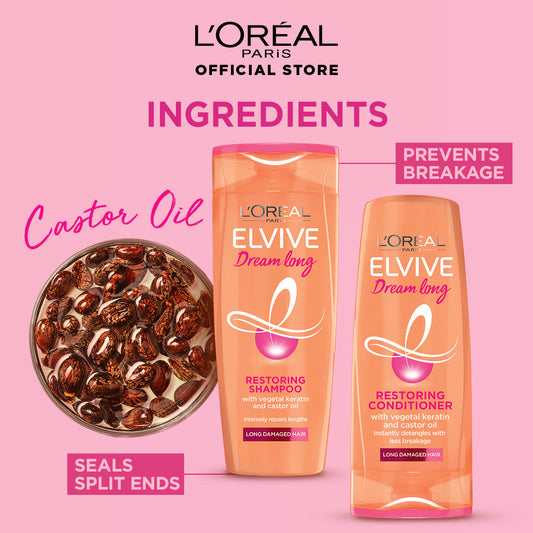 L'Oreal Paris Elvive Dream Long Resorting Shampoo 175Ml