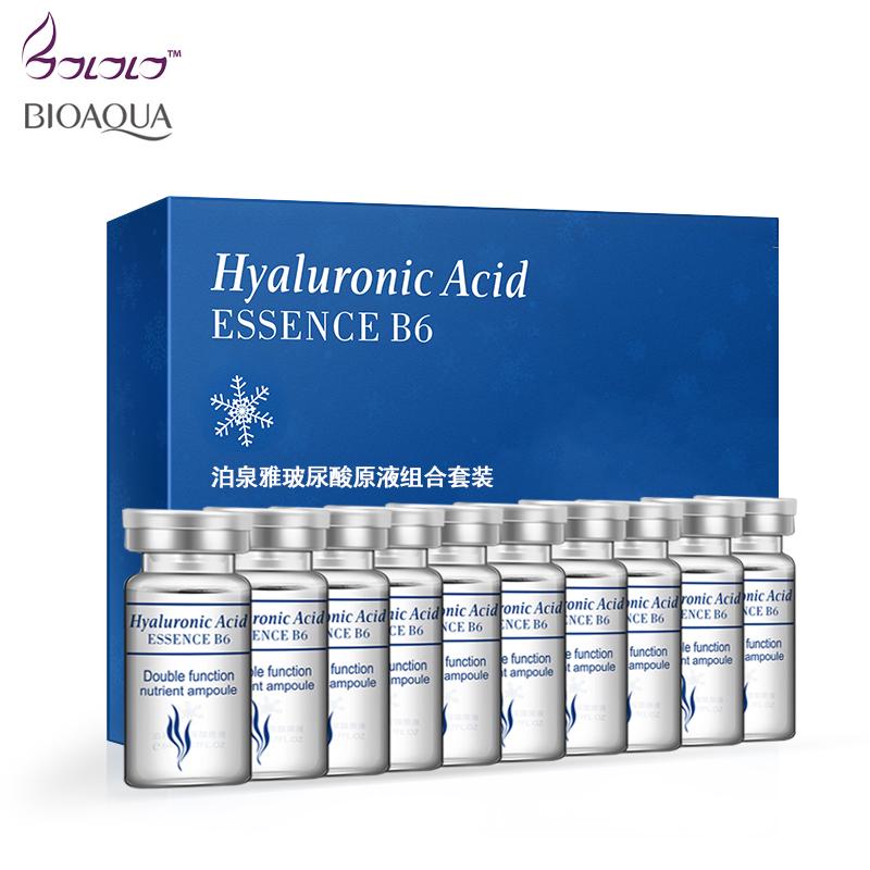 BIOAQUA Hyaluronic Acid Essence B6 Moisturizing Anti Wrinkle Facial Serum 5mlx10