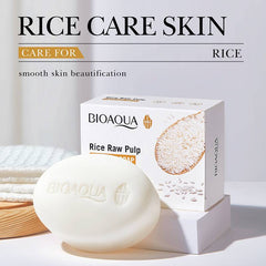 Bioaqua Pack of 6 Rice Raw Pulp Whitening Skincare Products Set