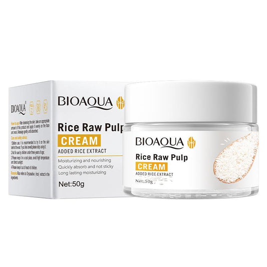 BIOAQUA Rice Raw Pulp Facial Cream - Moisturizing Face Cream