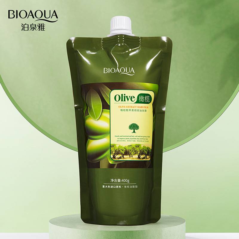 Bioaqua Olive Extract Hair Film Improve Frizzy Smooth Hair 400g