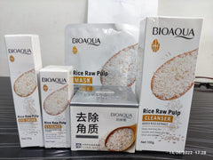 BIOAQUA Set of 5 Rice Raw Pulp Skin Whitening Series