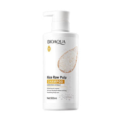 Bioaqua Rice Raw Pulp Removal Dandruff Shampoo 500ml