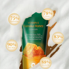 Bioaqua Vitamin E Manuka Honey Facial Cleanser 100g