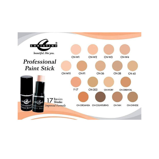 Christine Professional Paint Stick  17 Basics Shades