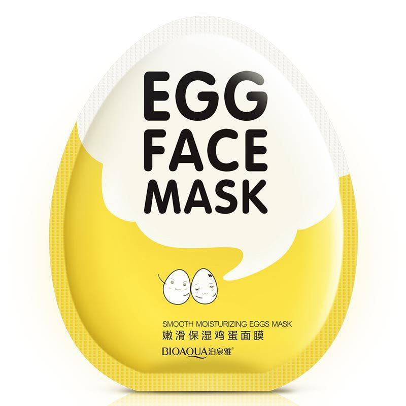 BIOAQUA Moisturizing Face Mask Sheet with Eggs Extract