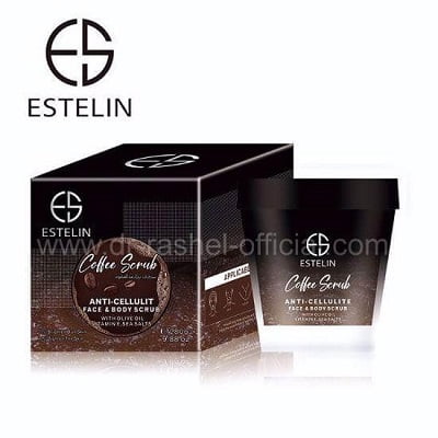 Estelin Coffee Scrub Anti Cellulite Face & Body Scrub 280g