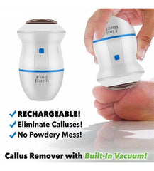 Find Back Callus Remover With Built-In Vacuum Electric Foot Grinder