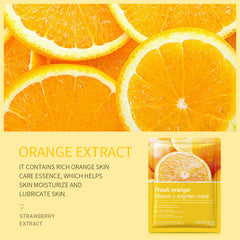 BIOAQUA Fresh Orange Vitamin C Brighten Face Sheet Mask