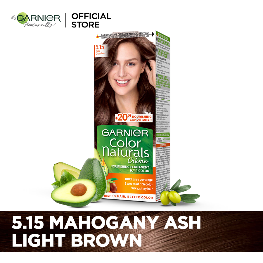 Garnier Color Naturals - 5.15 Mahogany Ash Light Brown