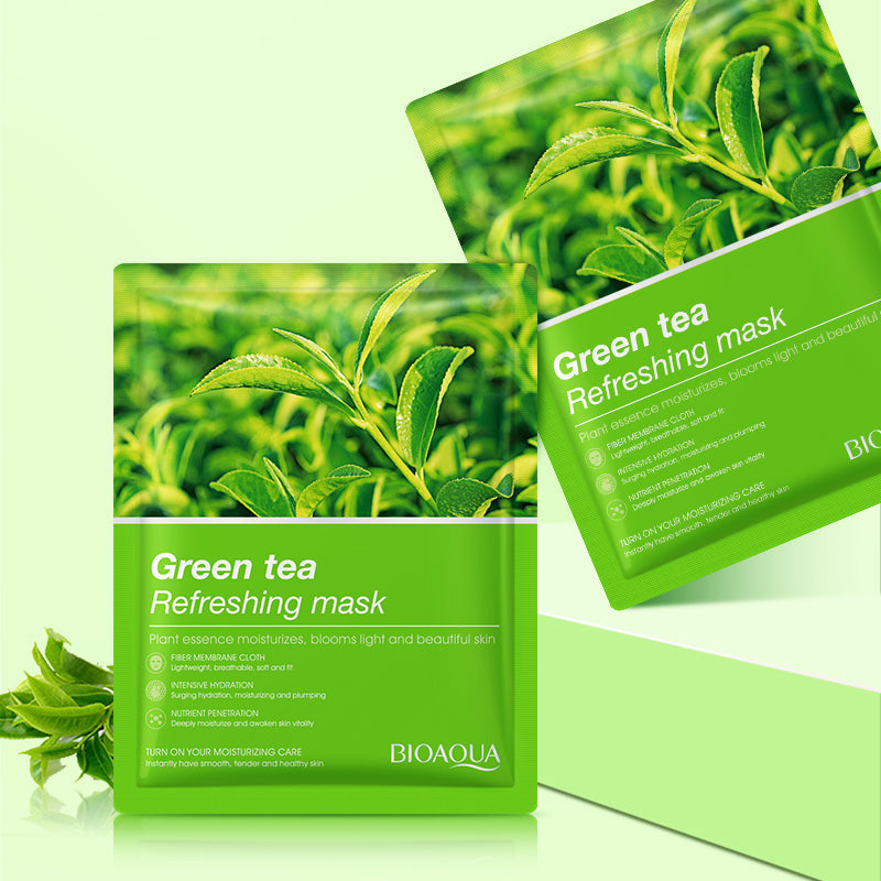 BIOAQUA Green Tea Refreshing Face Sheet Mask