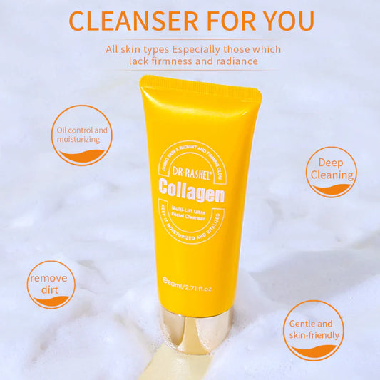 DR RASHEL Collagen Multi-Lift Ultra Essence Facial Cleanser 80ml Face Wash