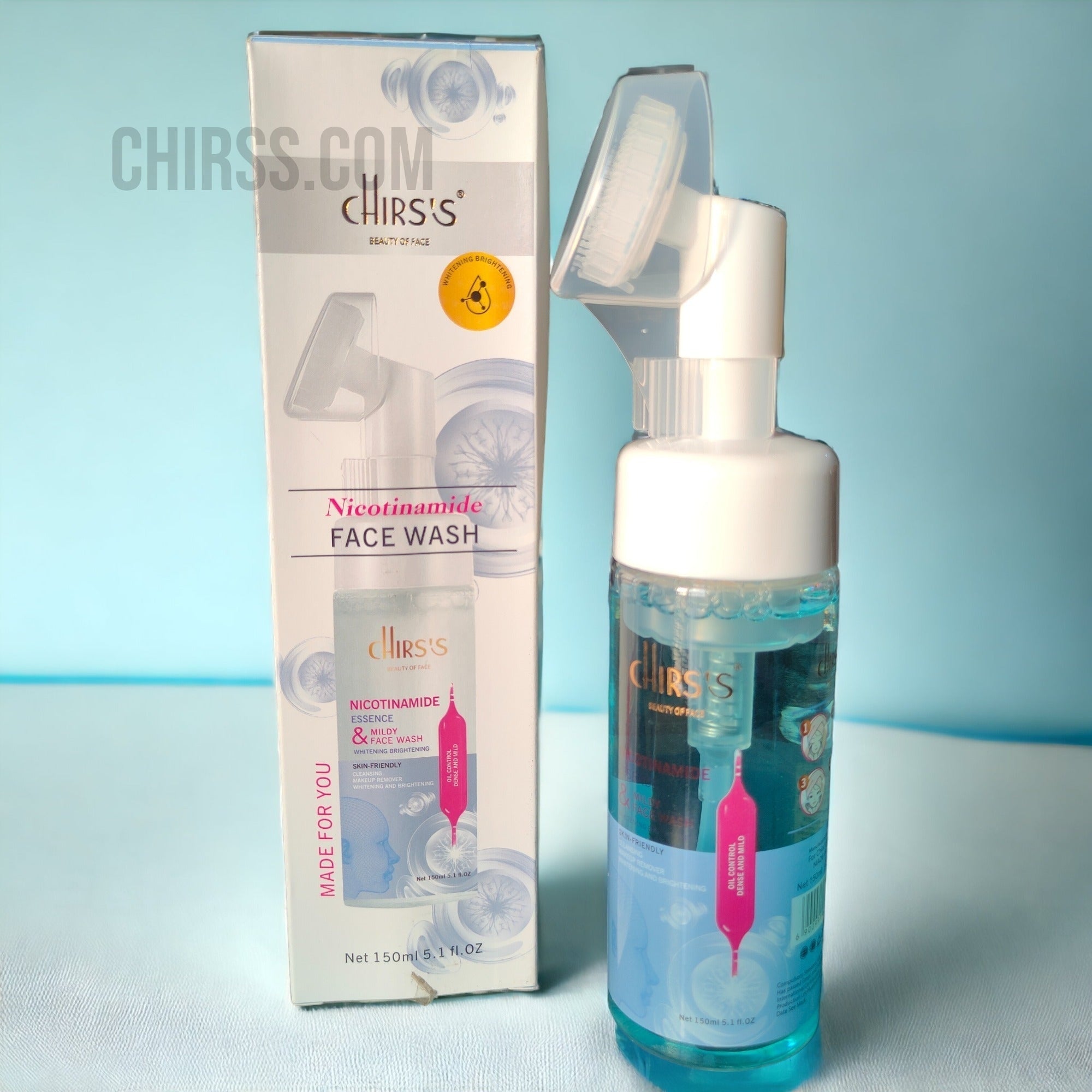 Chirs's Nicotinamide Face Wash Whitening & Brightening Cleansing Mousse 150ml