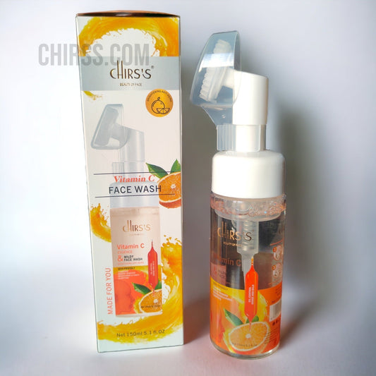 Chirs's Vitamin C Face Wash Brightening & Anti Aging Cleansing Mousse 150ML