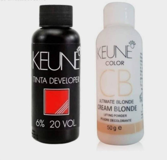 Keune Developer & Blonde Powder Skin Polisher