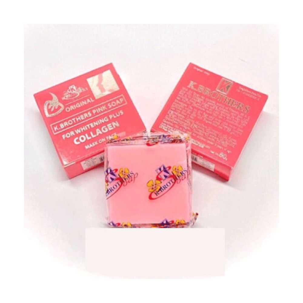 K.Brothers Pink Soap For Whitening Plus Collagen