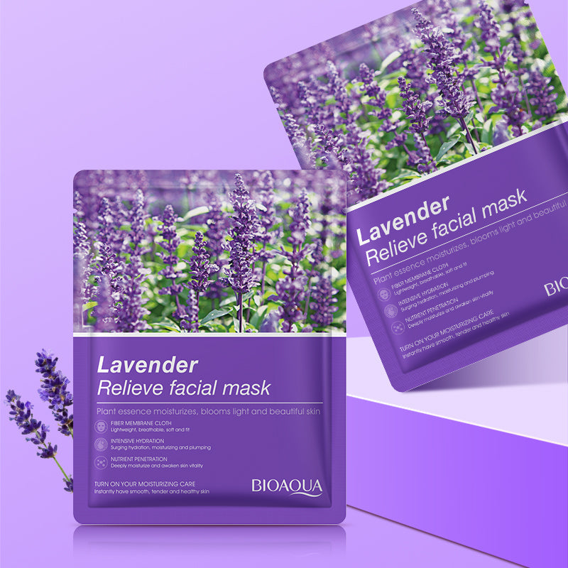 BIOAQUA Lavender Relive Face Sheet Mask