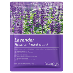 BIOAQUA Lavender Relive Face Sheet Mask