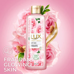 Lux French Rose Fragrance & Almond Oil Bodywash Shower Gel (245 ml)