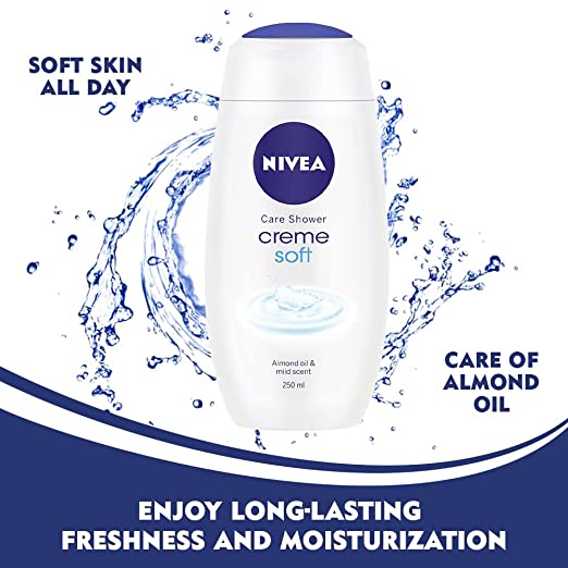 Nivea Creme Soft Body Wash - With Almond Oil For Soft Skin - 250 ml