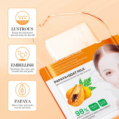 BIOAQUA Papaya Vitamin C Hydrate Facial Sheet Mask