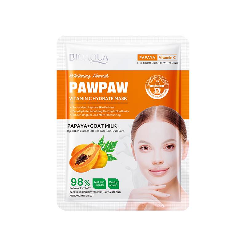 BIOAQUA Papaya Vitamin C Hydrate Facial Sheet Mask