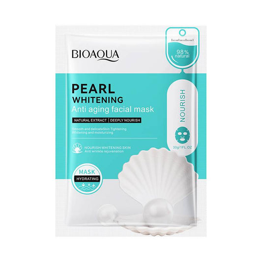 Bioaqua Pearl Whitening Anti Aging Nourish Facial Sheet Mask