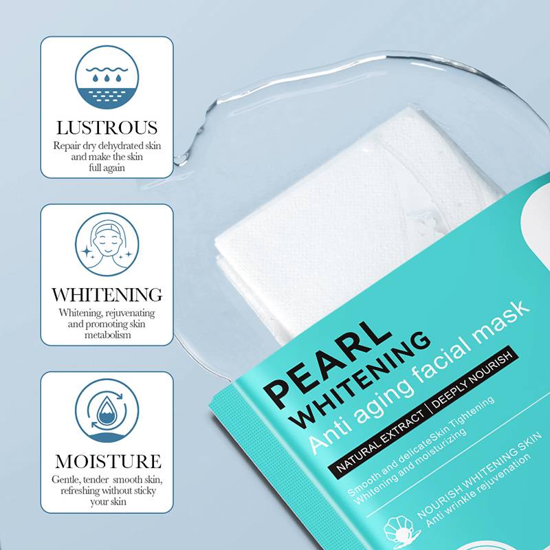 Bioaqua Pack of 5 Whitening Anti-Wrinkle  Nourish Moisturizing Facial Sheet Mask