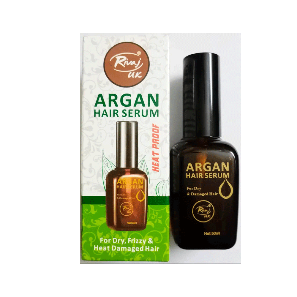 Rivaj UKk Argan Hair Serum Heat Proof 50ML