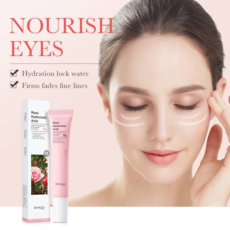 Bioaqua Rose Hyaluronic Acid Moisturizing Eye Cream 20g