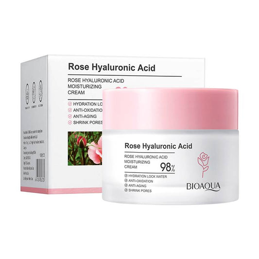 Bioaqua Rose Hyaluronic Acid Moisturizing Face Cream 50g