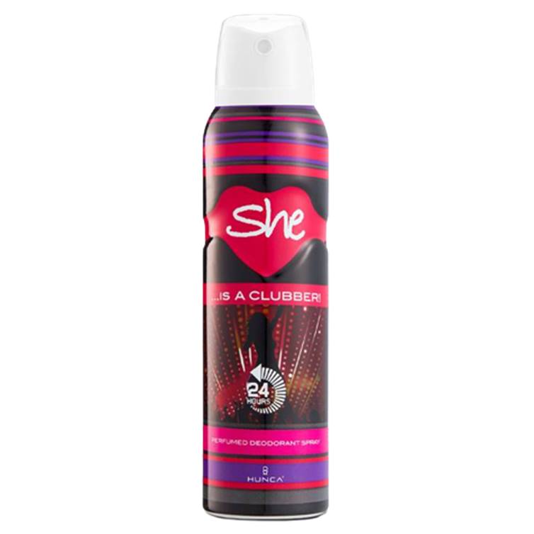 She is a Clubber perfumed body spray 150ml