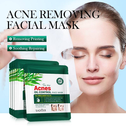 Sadoer Tea Tree Acne Oil Control Anti-Acne Facial Sheet Mask