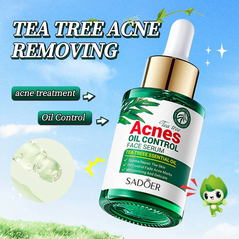 Sadoer Tea Tree Oil Control Anti-Acne Serum Essence 30ml