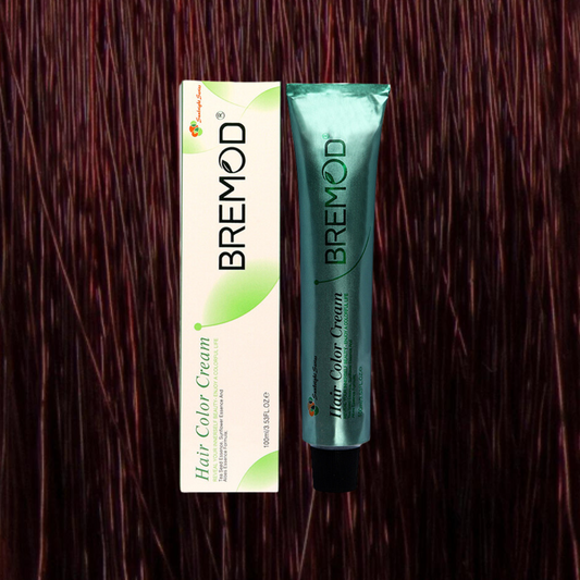 Bremod Hair Color Cream 5.56 Light Mahogany Red Brown 100ml