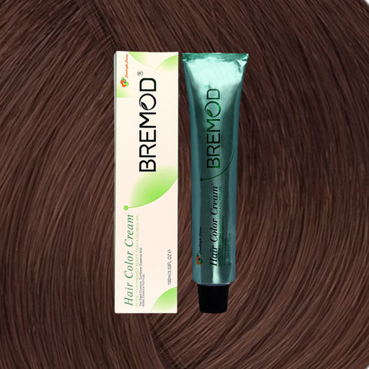 Bremod Hair Color Cream 4.45 Medium Copper Mahogany Brown 100ml