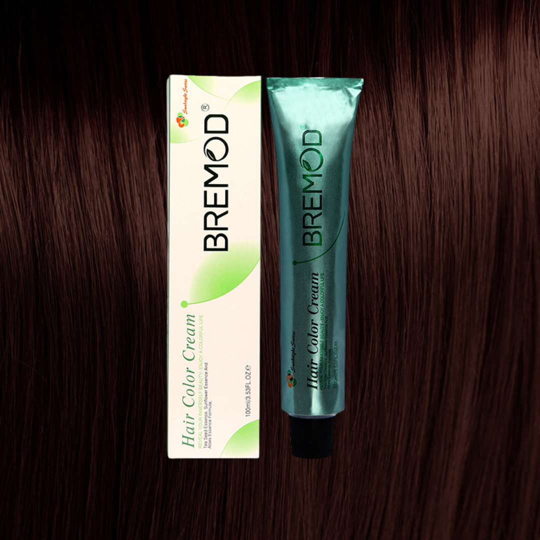 Bremod Hair Color Cream 4.5 Medium Mahogany Brown 100ml