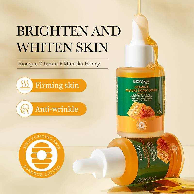 Bioaqua Vitamin E Manuka Honey Brightening Facial Serum 30ml